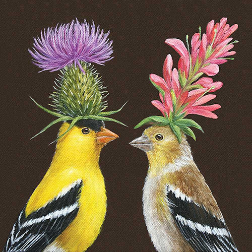 NAPKINS - PPD - GOLDFINCH COUPLE