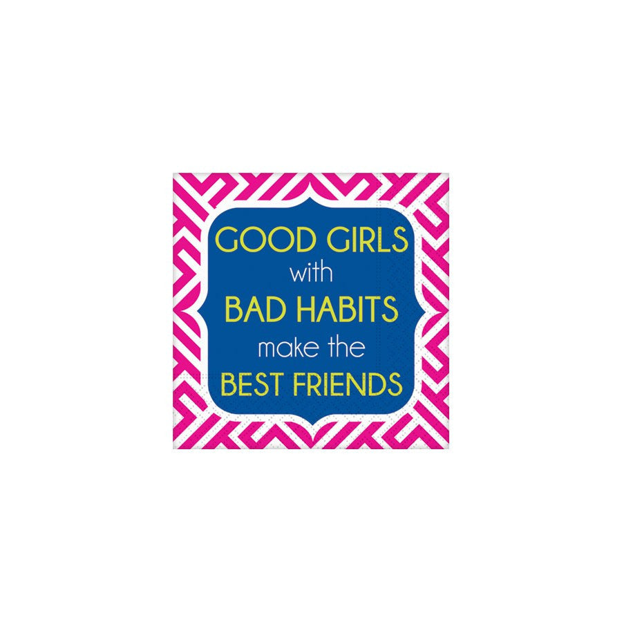 NAPKINS - DD - GOOD GIRL, BAD HABITS