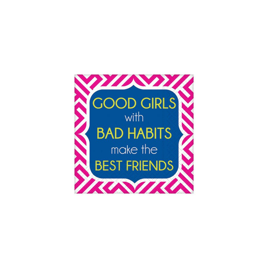 NAPKINS - DD - GOOD GIRL, BAD HABITS