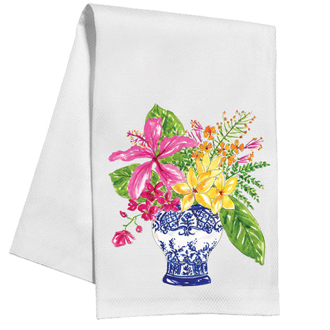 KITCHEN TOWEL -RAB- WATERCOLOR FLORAL