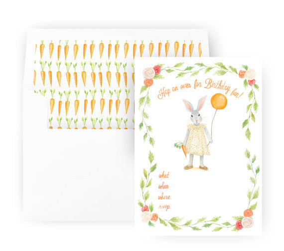 FILL IN INVITATIONS CHILD - LS - BOX OF 12 WITH LINED ENVELOPE