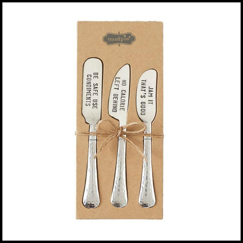 SERVING WARE  -MP- HAMMERED SPREADER SET