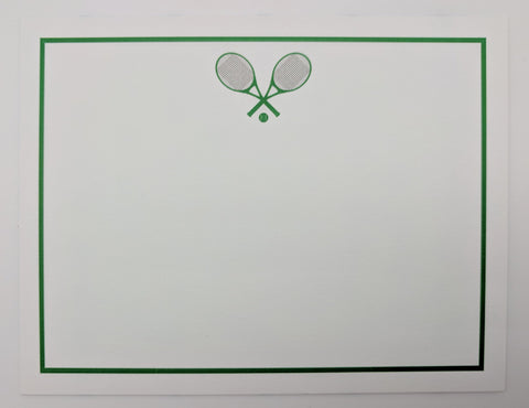 BOXED NOTE CARDS - WHH - TENNIS NOTE CARDS SET OF 10