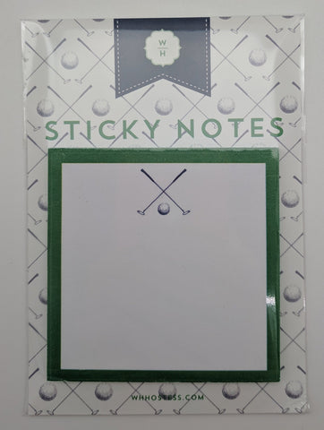 GOLF STICKY NOTES - WHH - GOLF