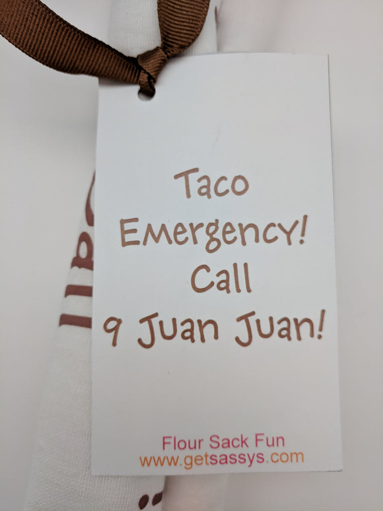 KITCHEN TOWEL - GS - TACO EMERGENCY!