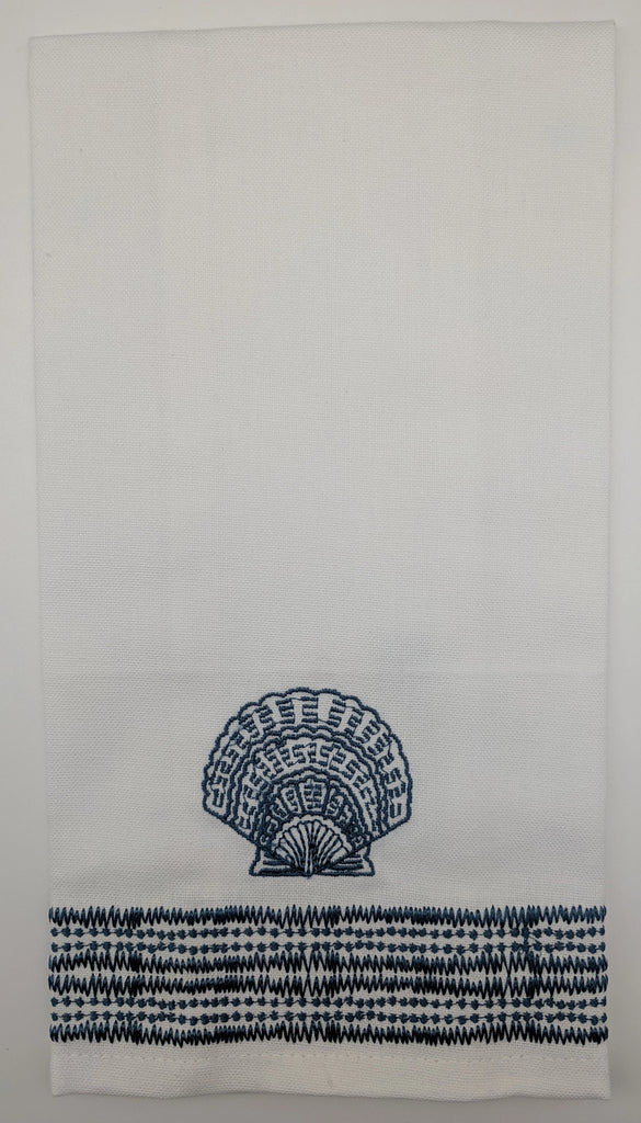 TEA TOWEL - PI - CALICO SCALLOP