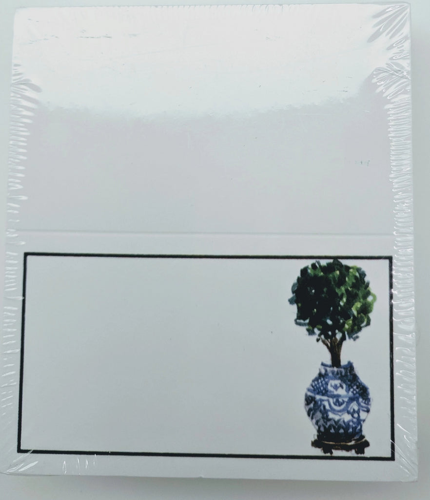 PLACE CARDS - OB - TOPIARY SET OF 10