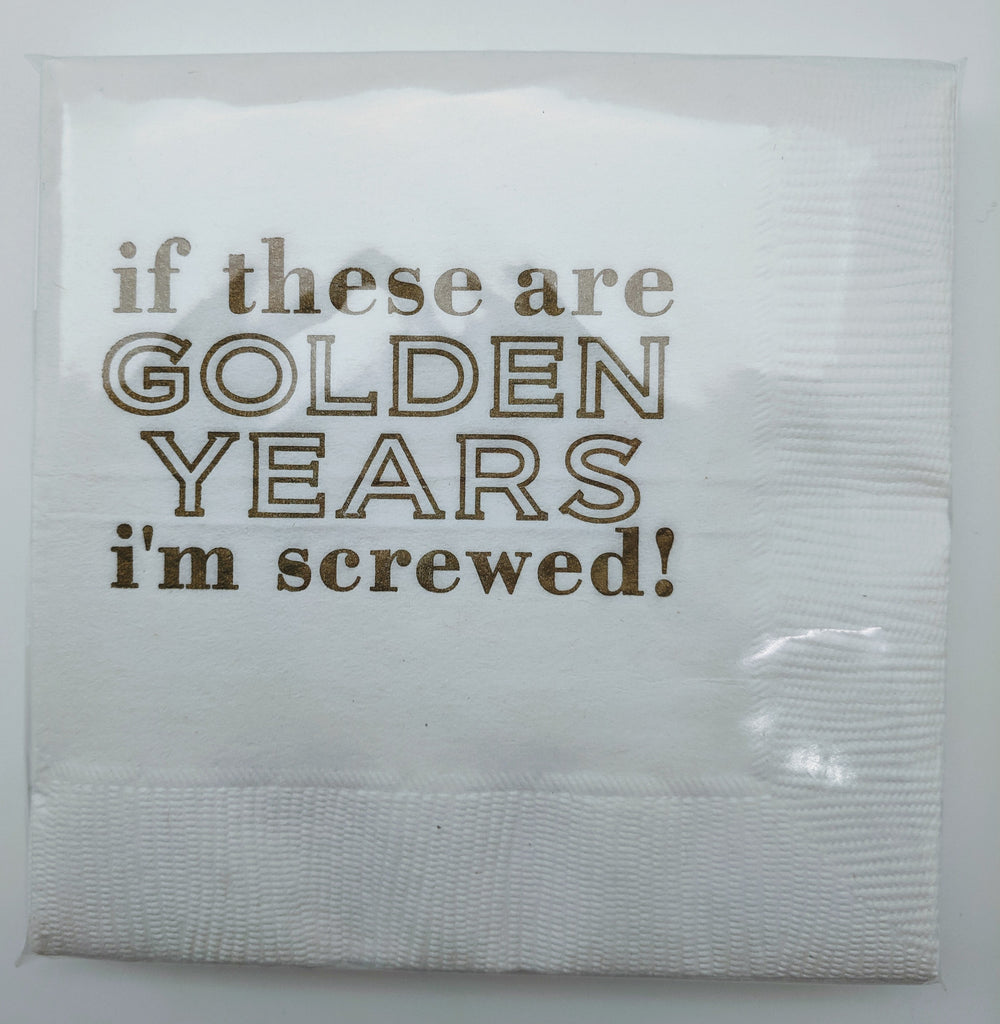 NAPKINS - BFS - .....GOLDEN YEARS