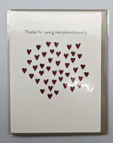 MOTHER'S DAY CARD - PR - THANKS FOR LOVING ME UNCONDITIONALLY