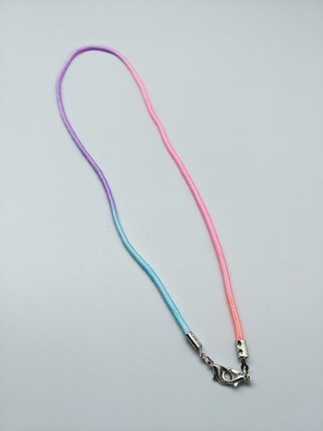 FACE MASK LANYARD - BFS - PURPLE/PINK