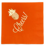 NAPKINS - AP - FOIL PINEAPPLE CHEERS