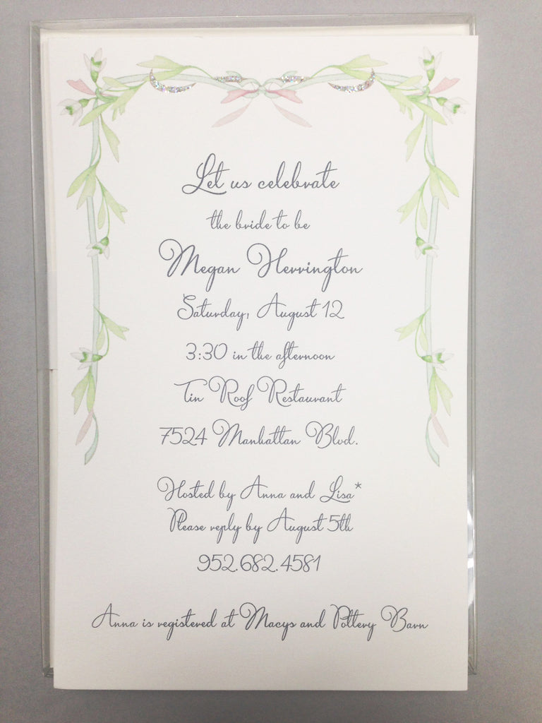 IMPRINTABLE INVITATIONS - KA - JANUARY