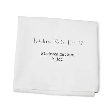 KITCHEN TOWEL - TLD - KITCHEN RULE NO. 17