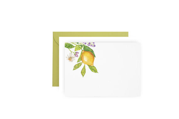 BOXED NOTE CARDS - LS - LEMON BRANCH