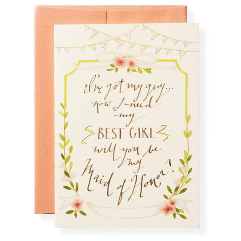 WEDDING - KA - BE MY MAID OF HONOR?