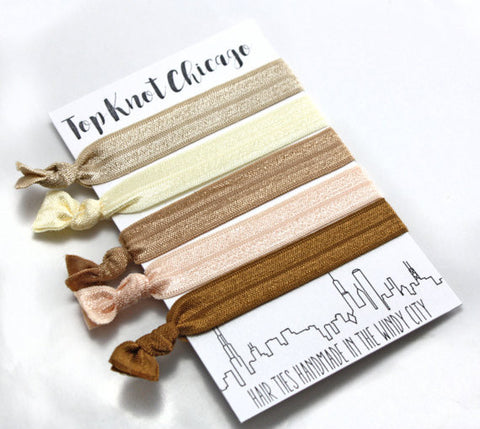 HAIR TIES - TKC - NUDE