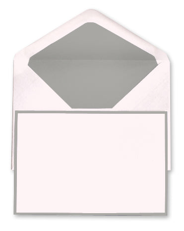 BOXED NOTE CARDS - OCM - PINK & GREY