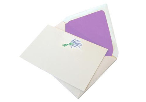 BOXED NOTE CARDS- OCM- LAVENDER