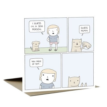 HUMOR DOG - OHD - GUESS I'M A DOG PERSON ?