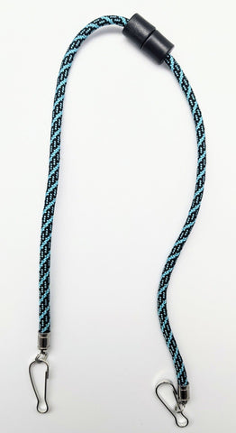 FACE MASK LANYARD - BFS -  BREAKAWAY CHILD BLUE PATTERN