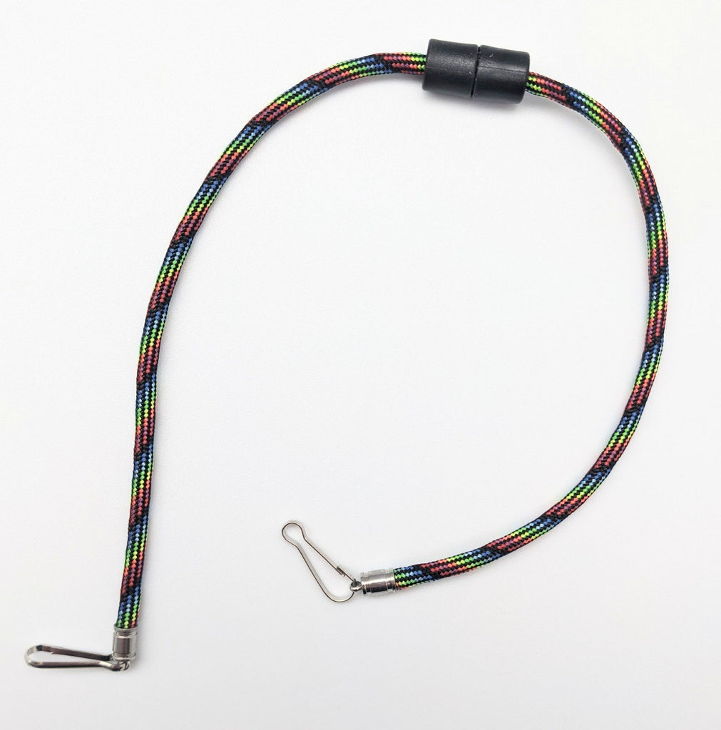 FACE MASK LANYARD - BFS -  BREAKAWAY CHILD RAINBOW