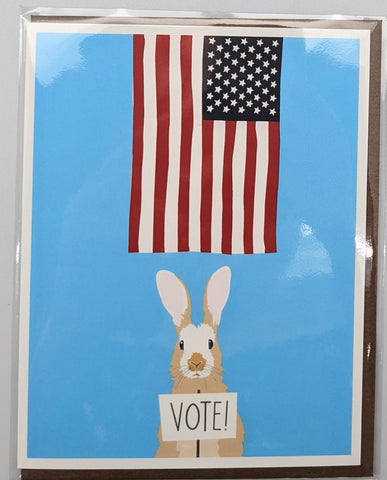 VOTING BLANK CARD - A2C - VOTE BUNNY