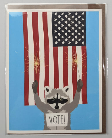 VOTING BLANK CARD - A2C - VOTE RACCOON