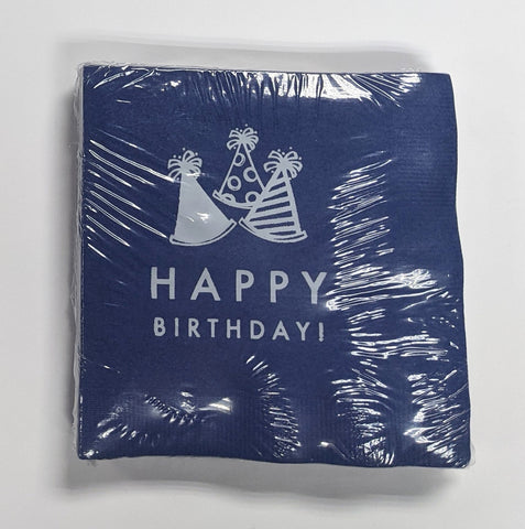 NAPKINS - BFS - “HAPPY BIRTHDAY!” PARTY HATS