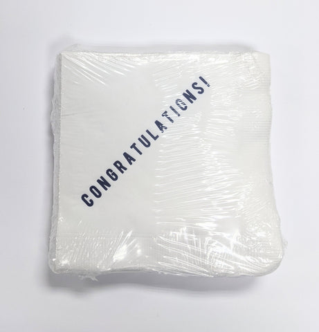 NAPKINS - BFS - “CONGRATULATIONS”
