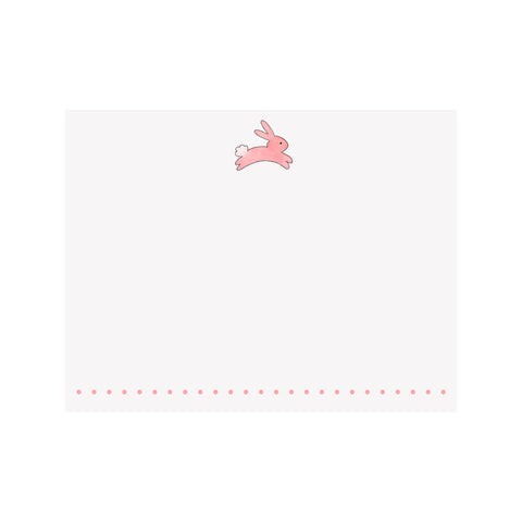BOXED NOTE CARDS - BI - PINK BUNNY