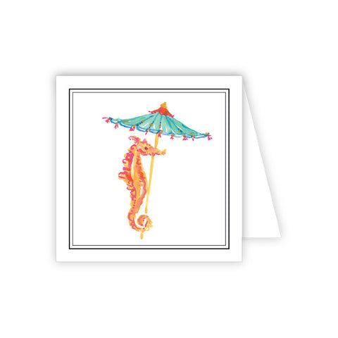 GIFT ENCLOSURE - RAB-  SEAHORSE WITH UMBRELLA