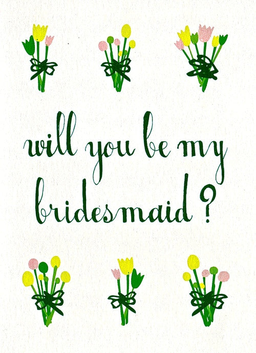 WEDDING - MRB - WILL YOU BE MY BRIDESMAID?