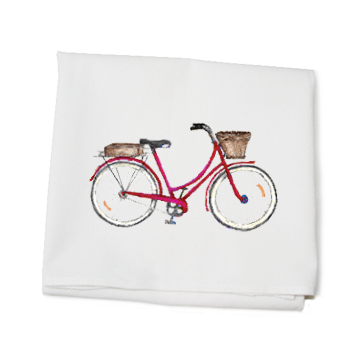 KITCHEN TOWEL - TLD - RED BIKE