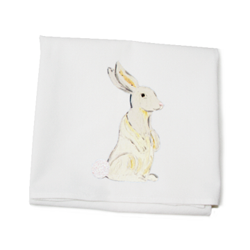 KITCHEN TOWEL - TLD - WHITE BUNNY
