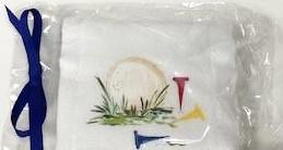 BURP CLOTH - DBB - GOLF BALL AND TEES