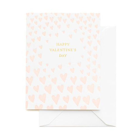 VALENTINE- SP - LETTERPRESSED HEARTS