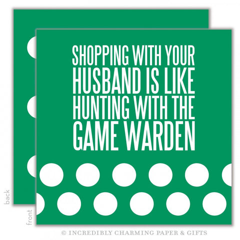 NAPKINS - ICPG - SHOPPING WITH YOUR HUSBAND