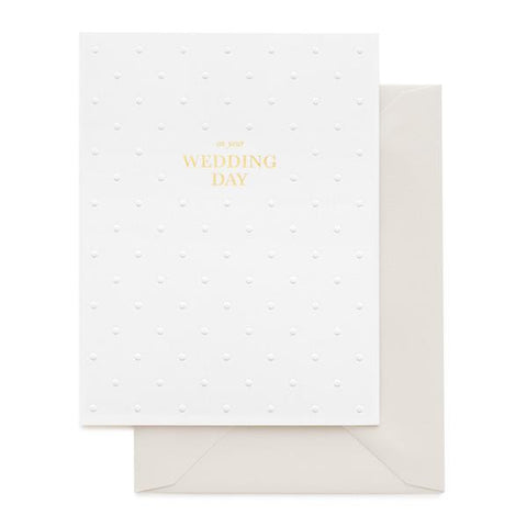 ON YOUR WEDDING DAY - GREETING CARD