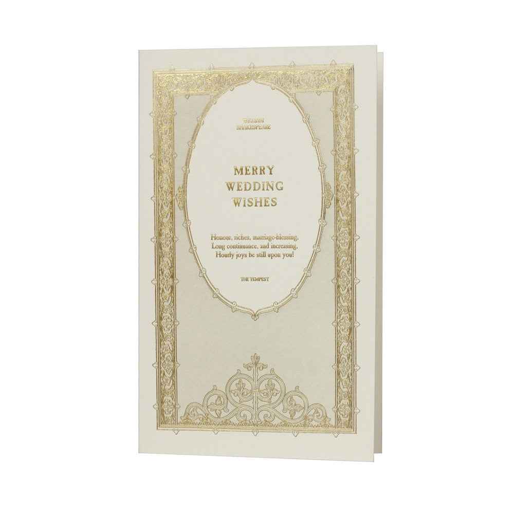 WEDDING - OBP - MERRY WEDDING WISHES + SHAKESPEARE QUOTE