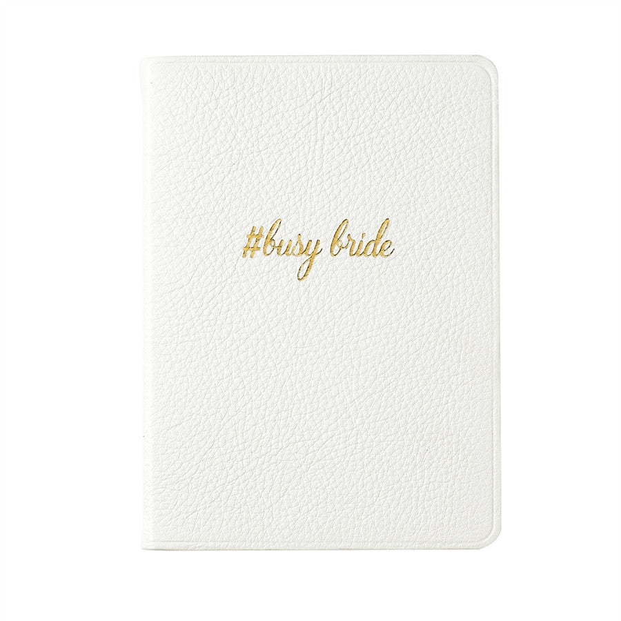 LEATHER JOURNAL - GI - WHITE