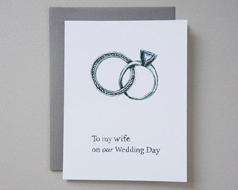 TO MY WIFE - GREETING CARD