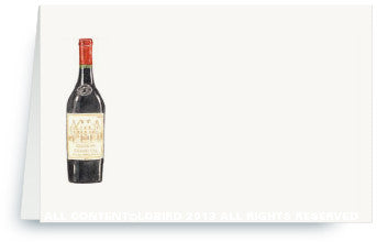 PLACE CARDS - LB - WINE BOTTLE SET OF 12