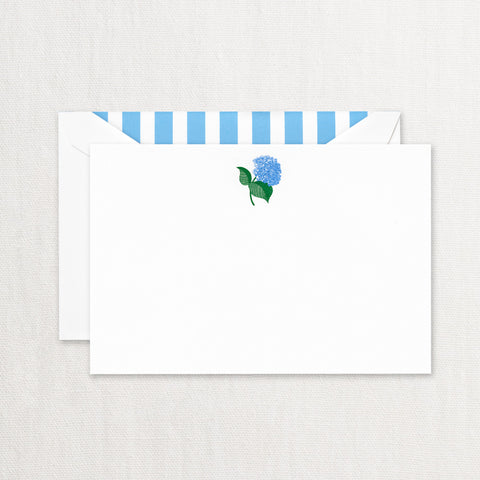 CRANE BOXED NOTE CARDS - CCO - HYDRANGEA CARD