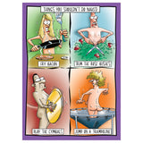 Things You Shouldn't Do Naked | Birthday Card