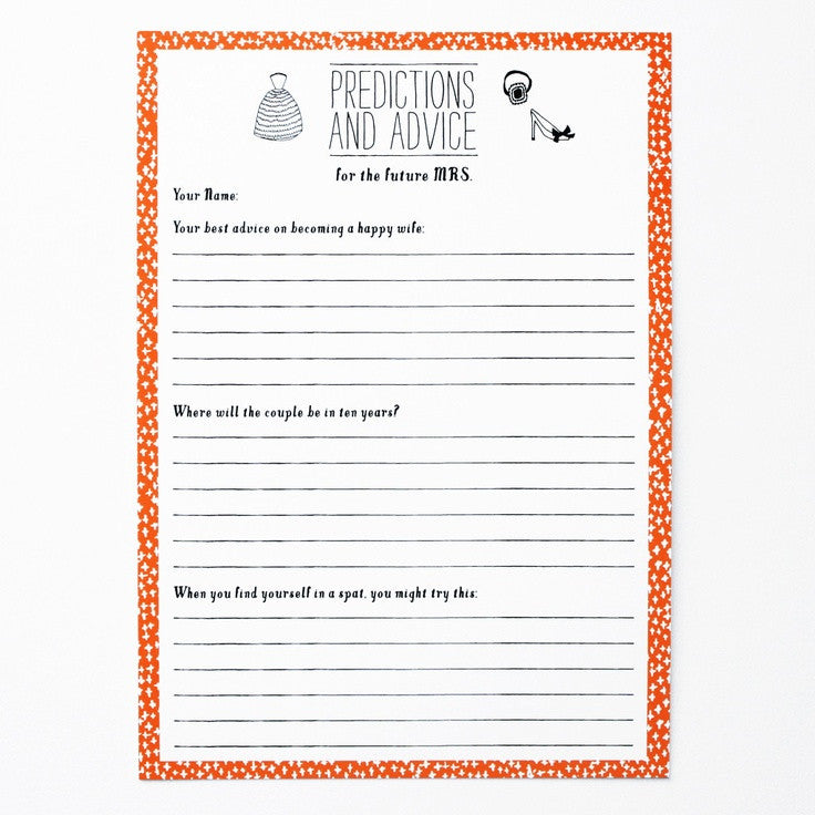 ADVICE CARDS - MRB - PREDICTIONS AND ADVICE SETOF 24