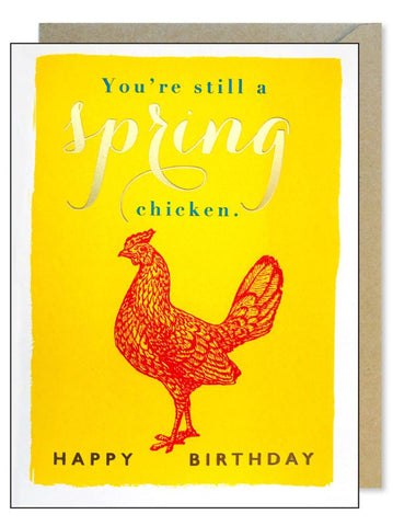 BIRTHDAY - JF - YOU'RE STILL A SPRING CHICKEN