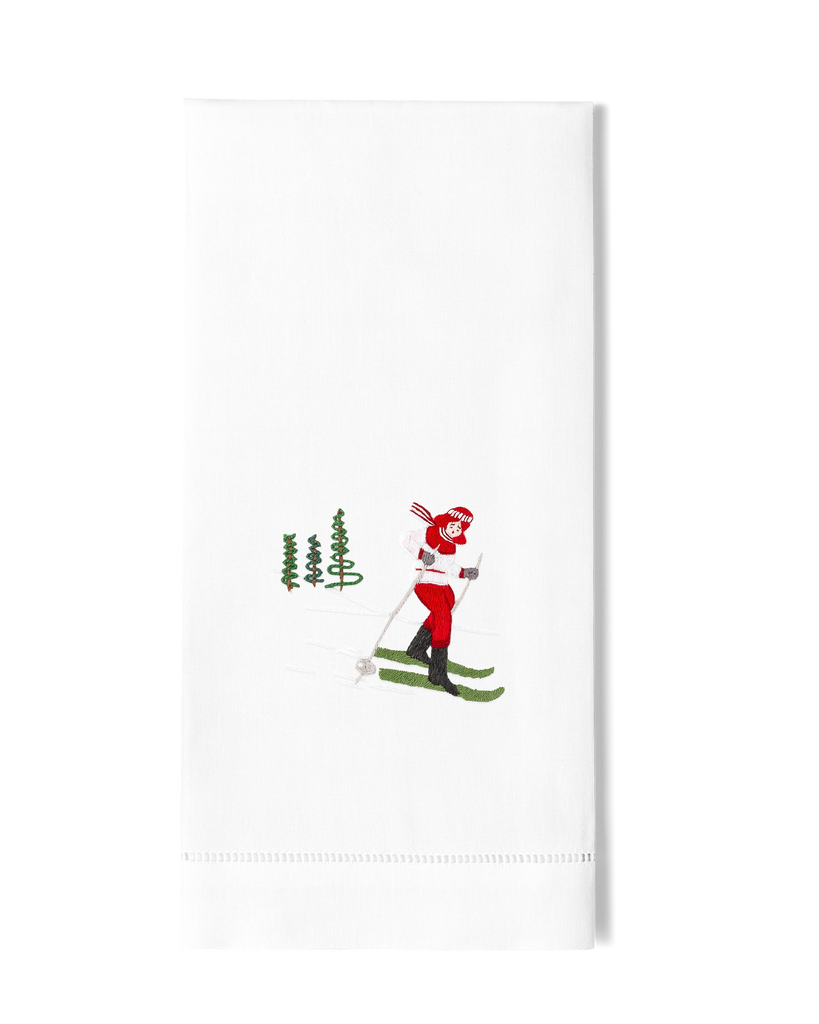 Skier Jill Hand Towel