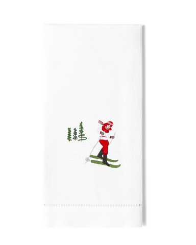 Skier Jill Hand Towel