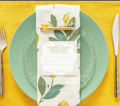 PLACE CARDS - CBL - DESERTED ISLAND DREAM TEAM