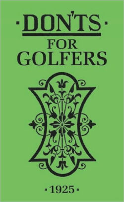 BOOK - BFS - DON'TS FOR GOLFERS